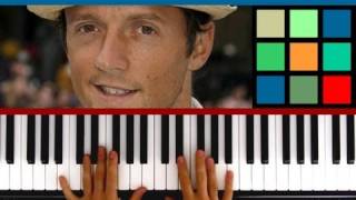 How To Play I Wont Give Up Piano Tutorial jason Mraz