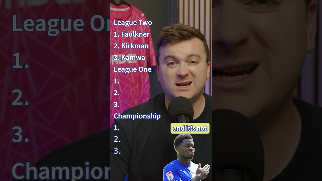 Our Top 3 Players In All Three EFL League’s This Weekend.