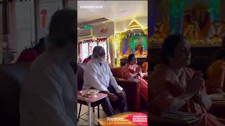 Sadguru Aniruddha Bapu Watching Live Pranpratishthapana Of Ram Moorti At Ram Mandir, Ayodhya