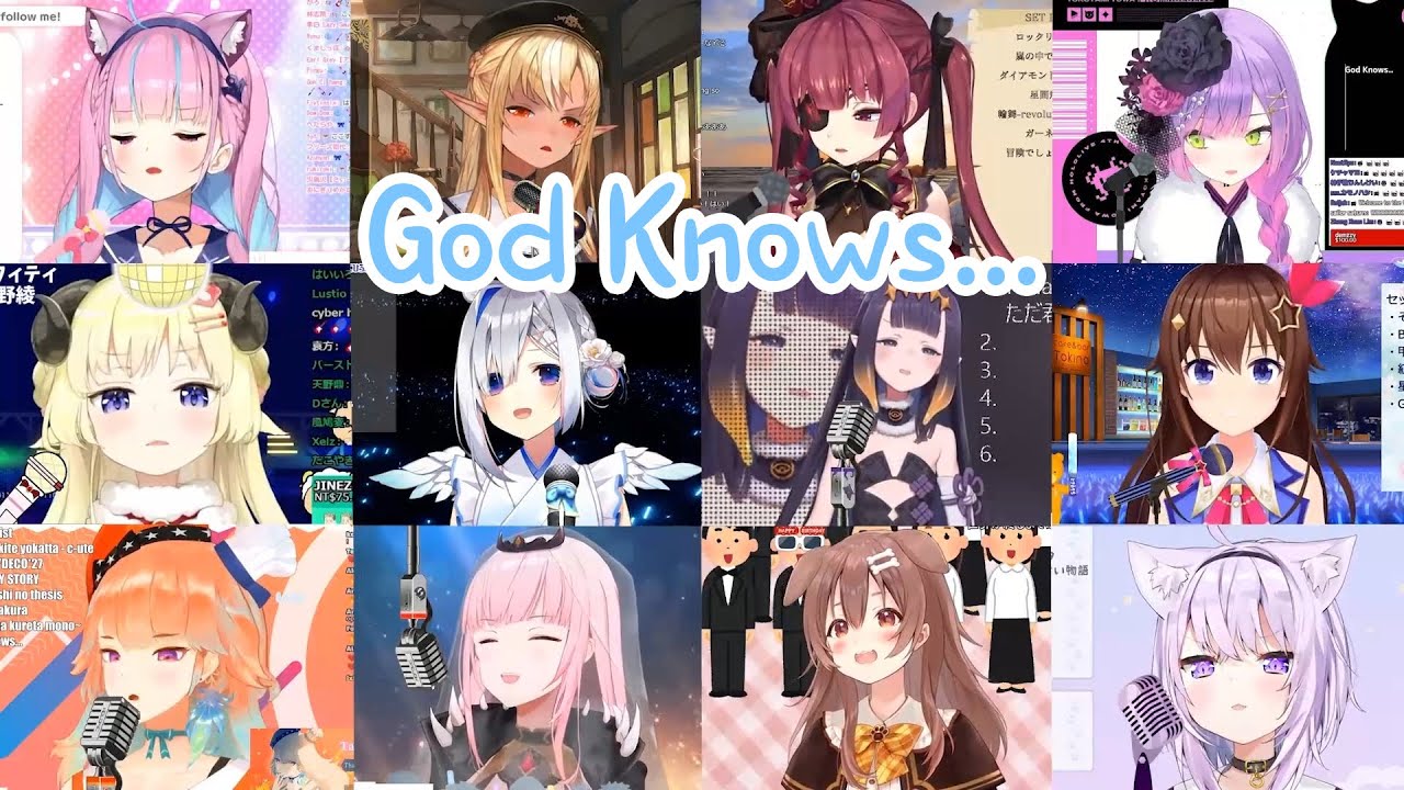 Hololive Sings - God Knows...