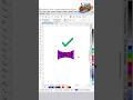 CorelDRAW Tutorial - Use Envelope For TEXT #creative #graphicdesign #youtubeshorts #design