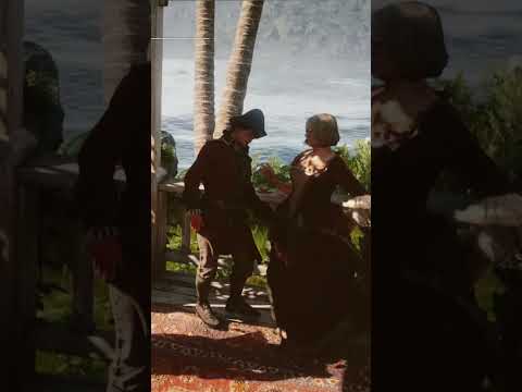 Edward Kenway visits love island #shorts #assassinscreedblackflag