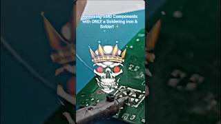 🔥 I Removed SMD Components Without Hot Air! 😱 Only Soldering Iron + Solder!