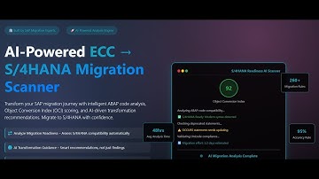 AI powered S4 HANA readiness scanner | Civra research lab