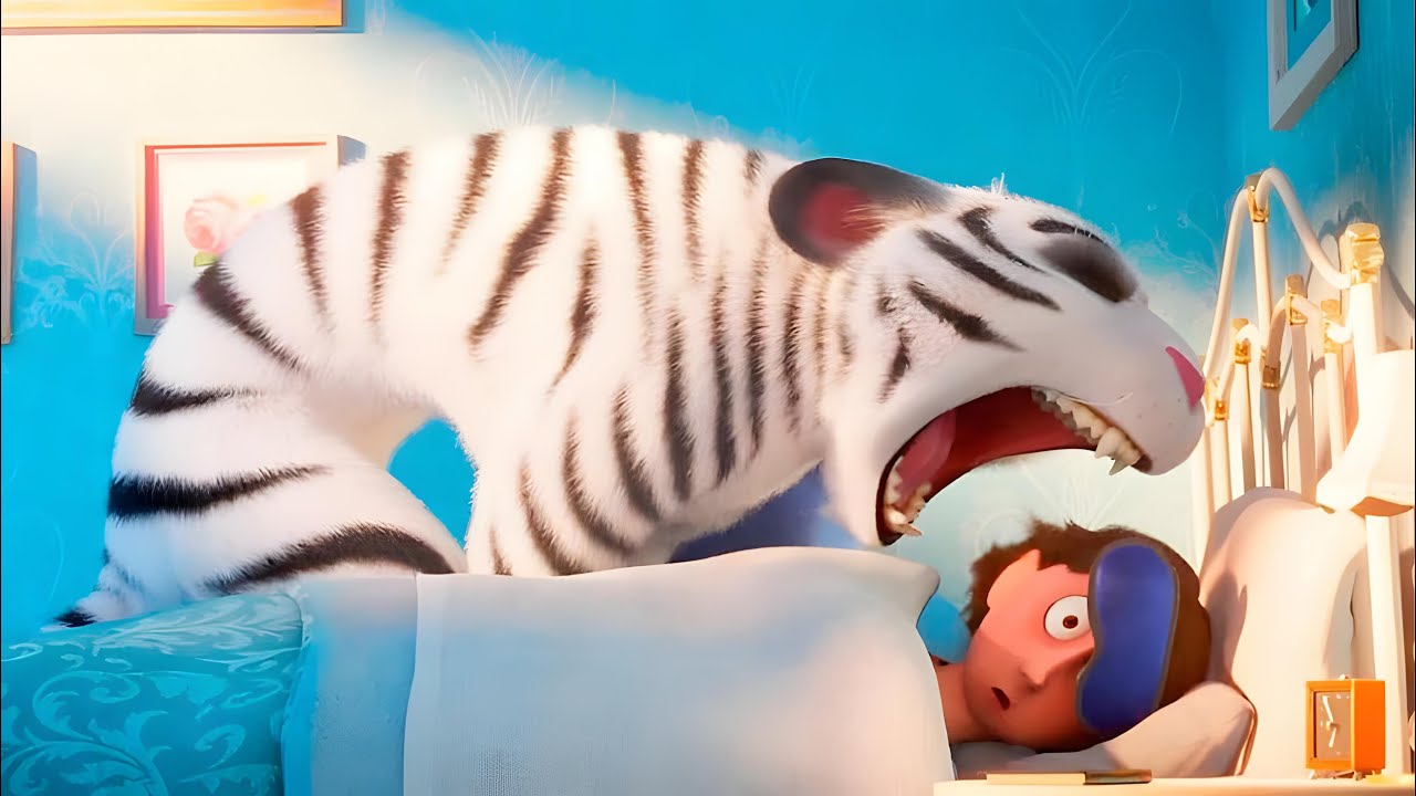 بنت بتربى قط صغير لكن بتكتشف اما بيكبر انو نمر ابيض متوحش وجعان وبيكون مضطر يهجم عليها