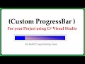 Custom Progressbar in C# Visual Studio By Rohit programming zone