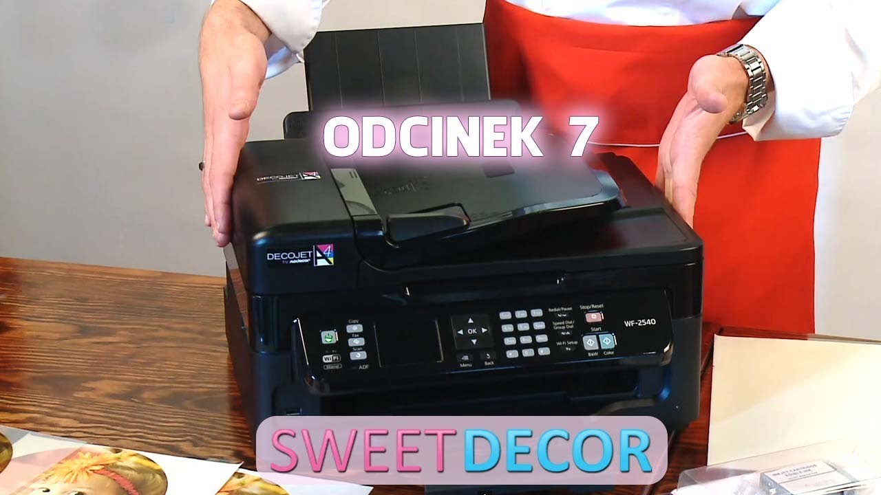 DRUKARKA SPOŻYWCZA DECOJET A4 - ODCINEK 7