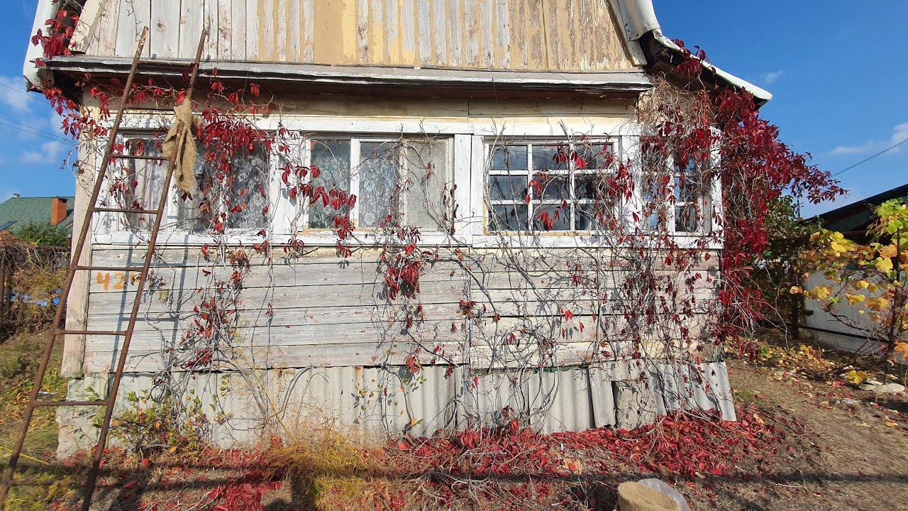 Утепление окон, фасада и входной двери старой дачи. DIY - YouTube