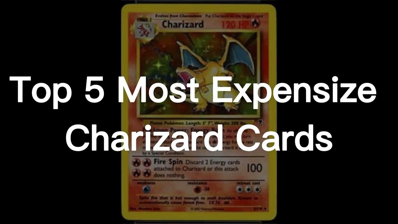 Top 5 Most Expensive Charizard Cards YouTube