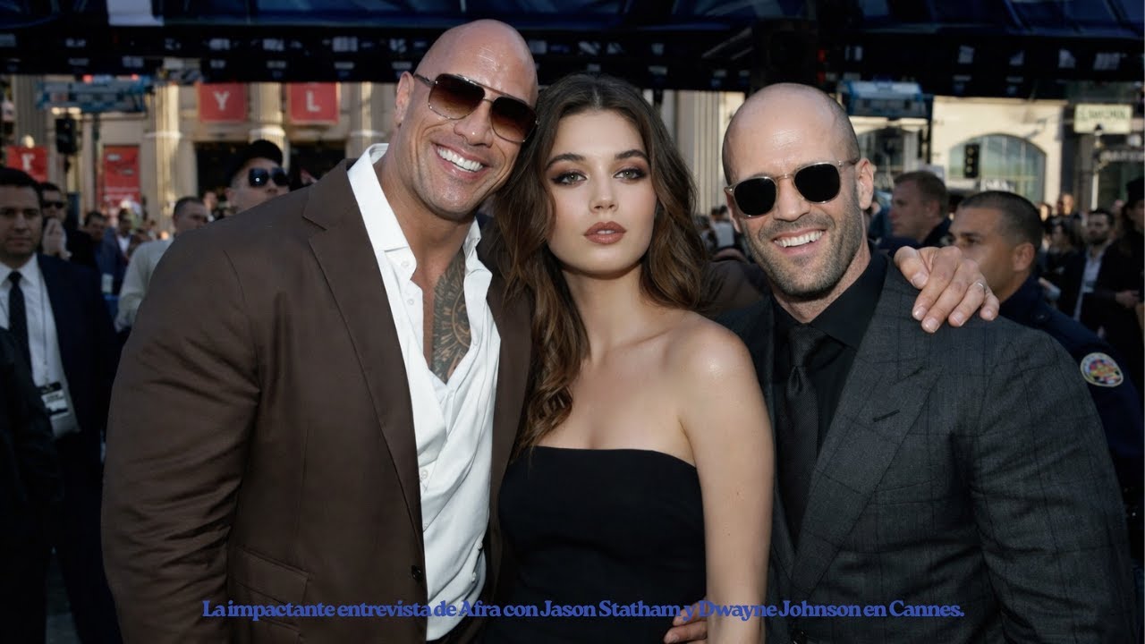 Шокирующее интервью Афры с Джейсоном Стэтхэмом и Дуэйном Джонсоном в Каннах.