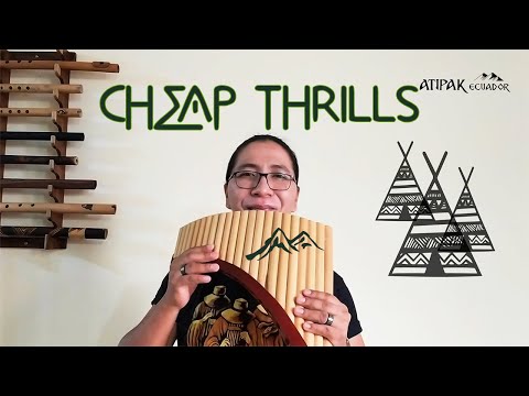 Cheap Thrills /cover/sia INSTRUMENTAL - PAN FLUTE