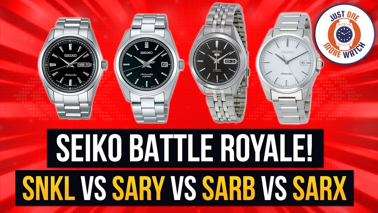 Seiko Battle! $100-$500 - SNKL v SARY v SARB v SARX - YouTube