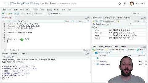 Working with Multiple Vectors in R