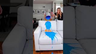 You drew all over mom's favorite couch and she angry. What would you do?