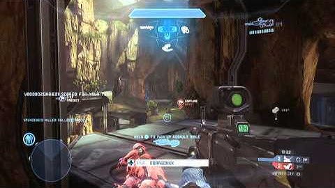 Halo 4 multiplayer gameplay - CTF Exile
