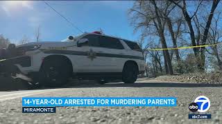 14-year-old arrested for allegedly murdering parents in California
