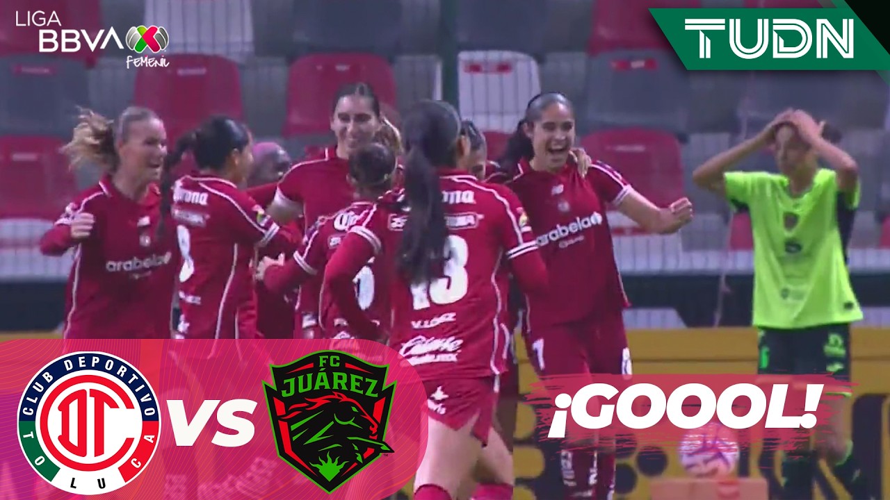 ¡Gol de las Diablas! | Toluca 1-0 Juárez | Liga MX Femenil - Jornada 2 Apertura 2026 | TUDN