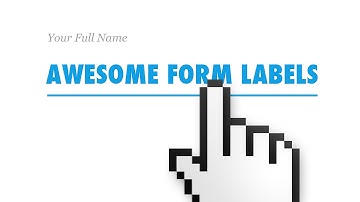 Awesome Form Labels