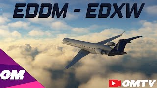 : EDDM(Munchen) - EDXW(Sylt)| LufthansaOps |CRJ900 | LIVE | Romania