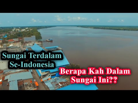 Drone - Keadaan Sungai Siak Yang Terletak Di Riau Bagian Sungai Apit