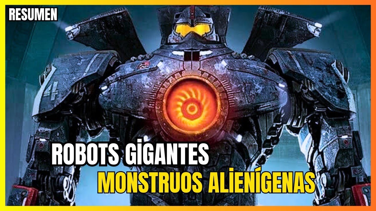 los humanos crean robots para luchar contra extraterrestres gigantes #películas #resumen