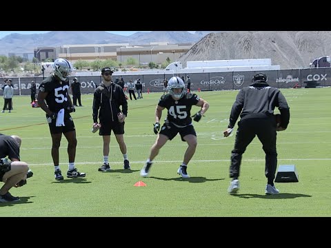 Las Vegas Raiders rookies start learning the ropes at minicamp
