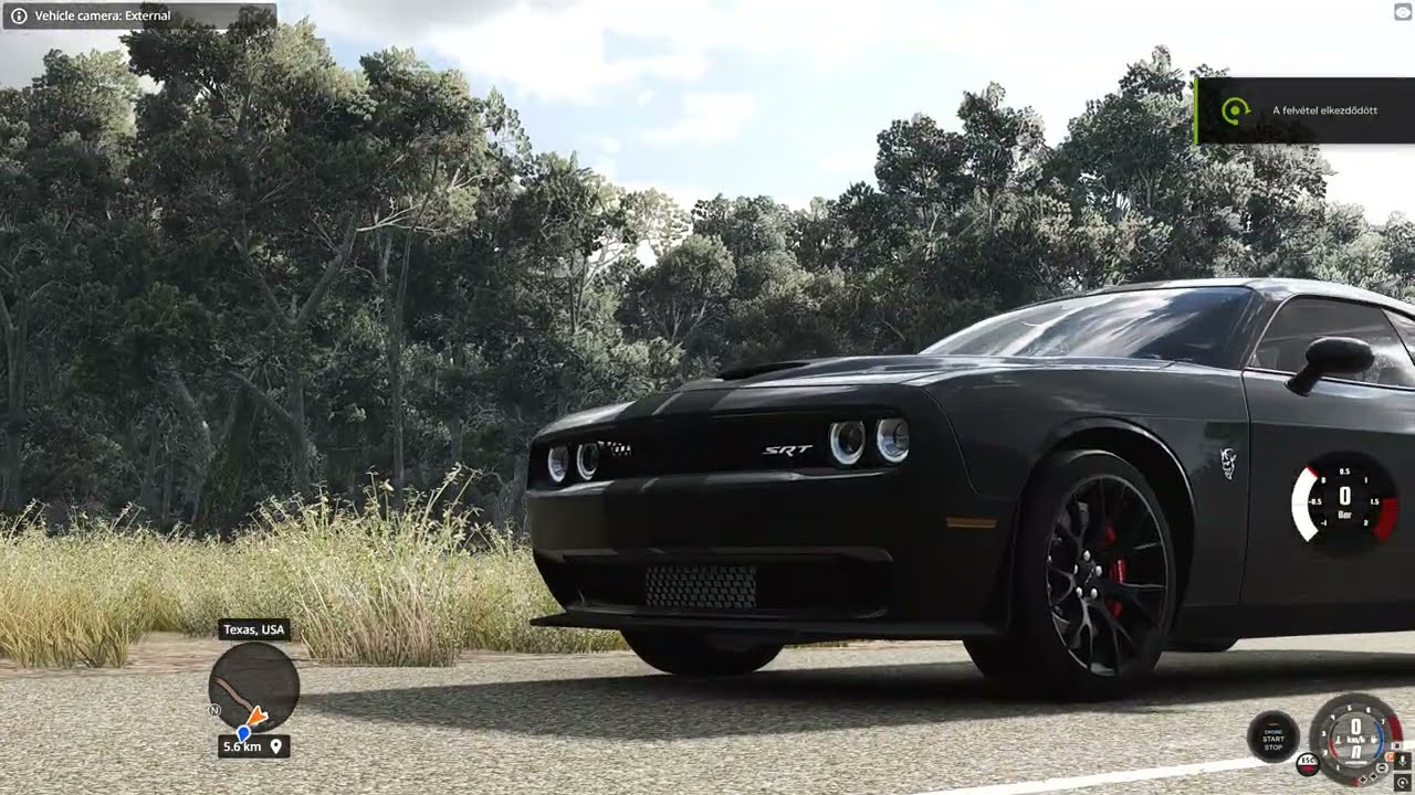 BeamNG Dodge test drive