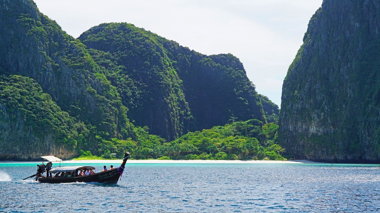Maya Bay The Famous Lagoon From The Beach Movie Starring Leonardo