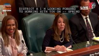 Council Member Amy Peck at inaugural meeting