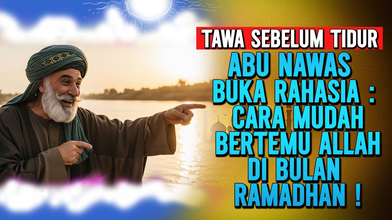 ABU NAWAS BUKA RAHASIA ! CARA MUDAH BERTEMU ALLAH DI BULAN RAMADHAN - KISAH LUCU PENGANTAR TIDUR