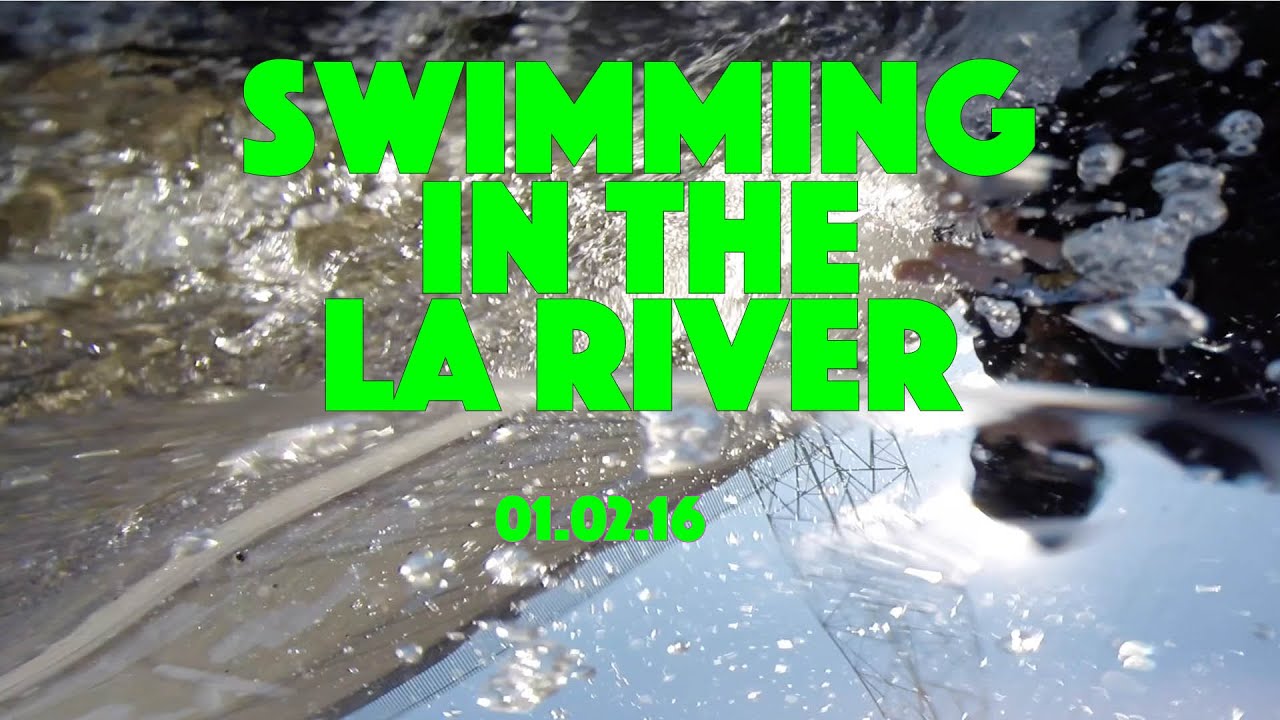 CycleLife LA swimming in the la river 02jan2016 YouTube