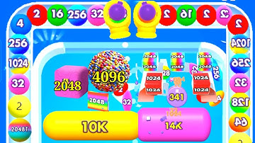 Bounce Merge | bounce and collect in bounce Merge highest score ( 2048, 4096 ,4192 )