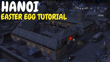 Call Of Duty Custom Zombies ★ "Hanoi" EASTER EGG TUTORIAL