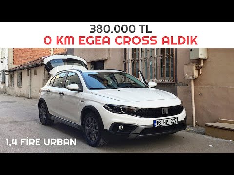 380.000 TL YE  0 KM FIAT EGEA CROSS ALDIK | 1,4 FİRE URBAN