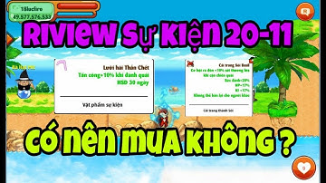 Ngọc Rồng Online - Rivew Sự Kiện 20-11 Cực Hót !! Bỏ Nạp 500k Có đáng để Mua Cải Trang Sói Basil