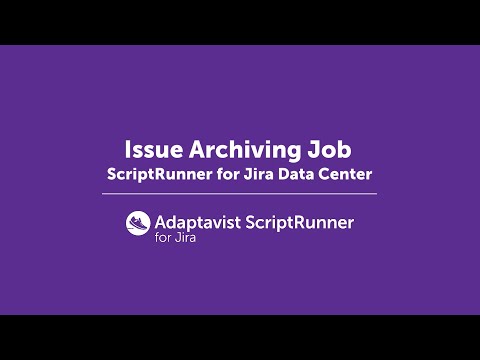 Issue Archiving Job