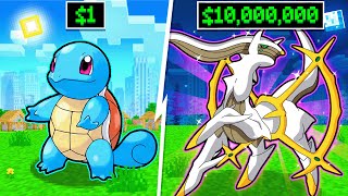 Full Pixelmon $1 VS $1,000,000 Challenge In Minecraft Update