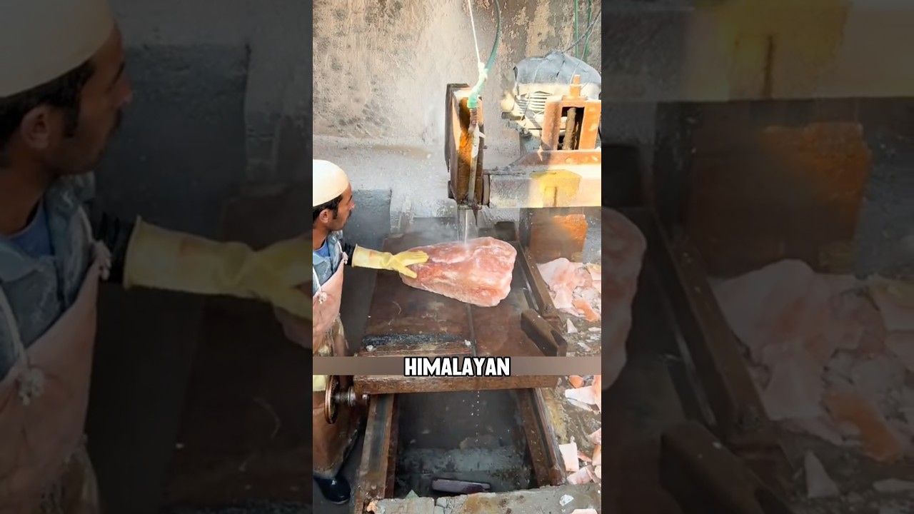 Himalayan salt, rock salt from Pakistan 