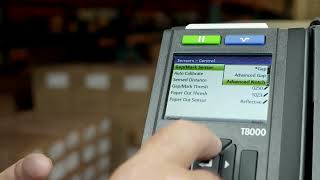 🎥 TSC Printronix T8000 – Ghid de Calibrare