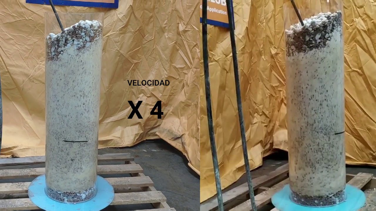 Inyección con resina expansiva, consolidación de gravas.