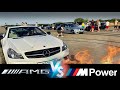 Сражение AMG SL63 & C43 vs BMW M5 E60 | BMW X5M50D | Lancer EVO 9 | DUCATI PANIGALE V4