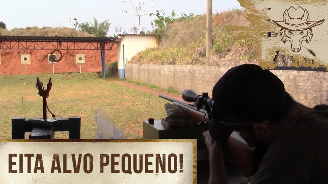 DESAFIO! Atirando no meio de um CD com  22LR - Covil do Lobo Ep.02 - YouTube