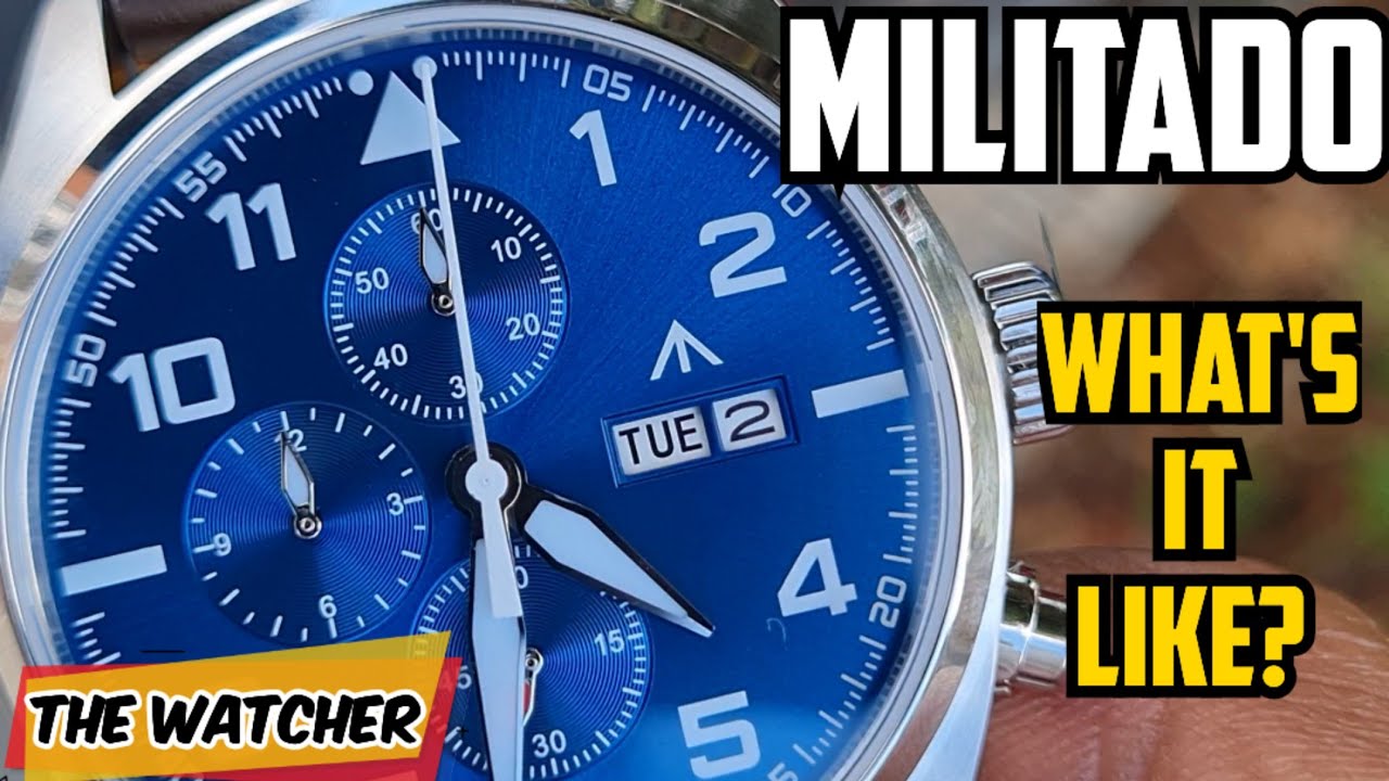 Militado ML04 Pilot Watch | Full review | The Watcher - YouTube