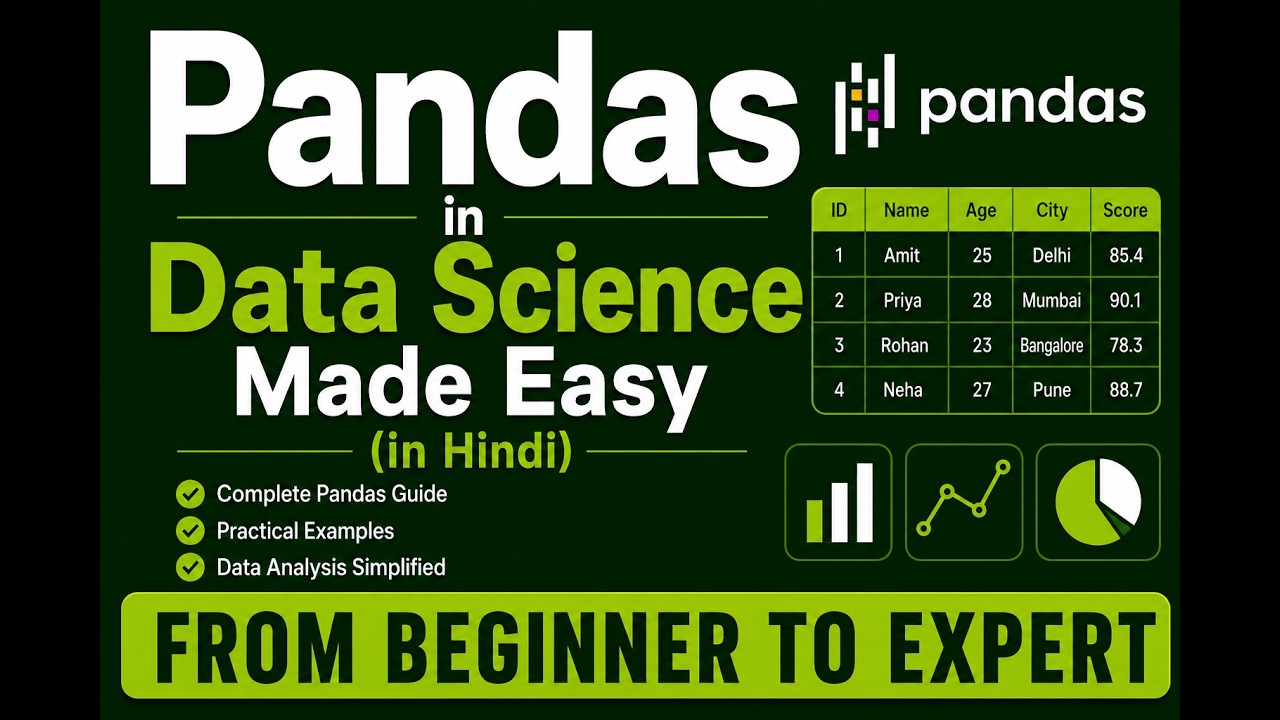 Part 3: groupby, merge, concat & where functions in Pandas with many examples in Hindi