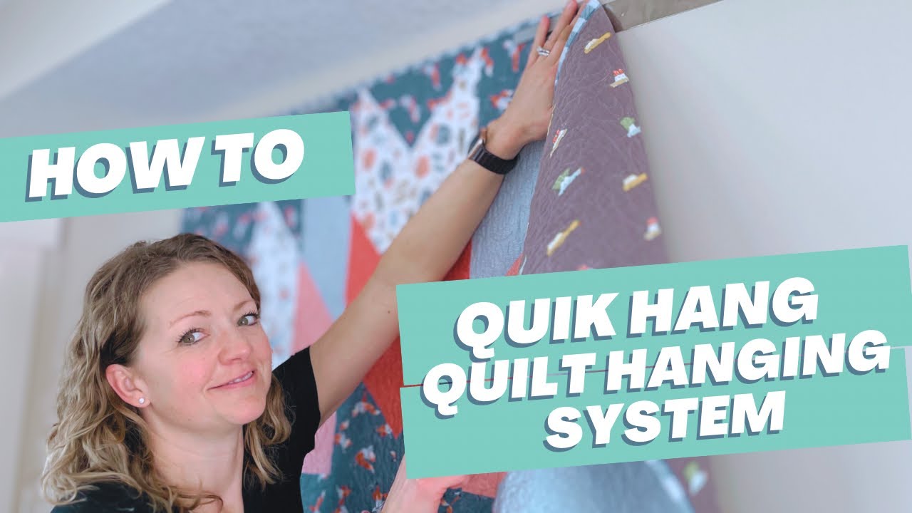 How to Install the Quik Hang Quilt Hanging System YouTube