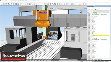 Eureka G-Code - Digital replica of COLGAR milling machines | Replica digitale di macchine COLGAR