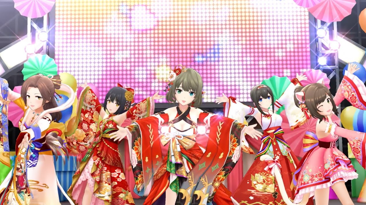 デレステ】Happy New Yeah! MV (高垣楓 川島瑞樹 新年限定 新衣装 Ver