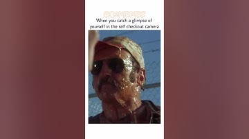 When you catch a glimpse of yourself in the self checkout camera - Go2MeMes #memes