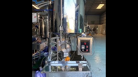 Máy chiết rót - máy chiết dung dịch có bồn khấy