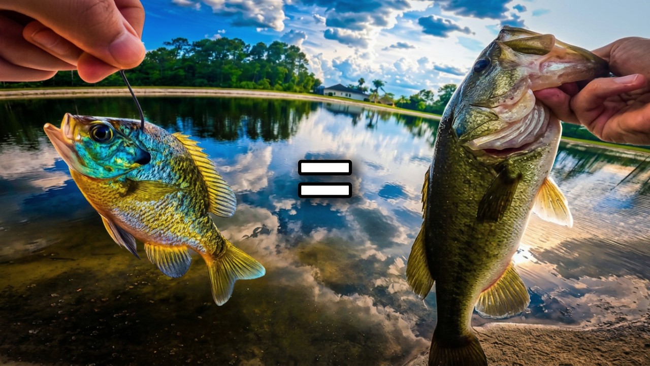 I Tried Fishing Small Ponds with Big Live Bait…